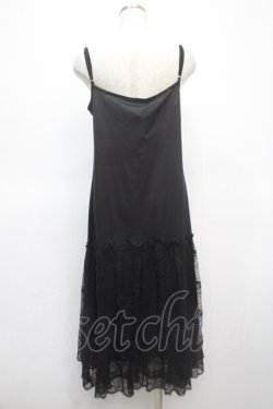 画像2: axes femme / レース使いペチワンピース M 黒 Y-25-04-23-110-AX-OP-SZ-ZY