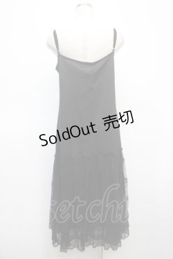 画像2: axes femme / レース使いペチワンピース M 黒 Y-25-04-23-110-AX-OP-SZ-ZI
