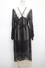 axes femme / リュクスレースガウン F 黒 Y-25-04-23-111-AX-TO-SZ-ZI