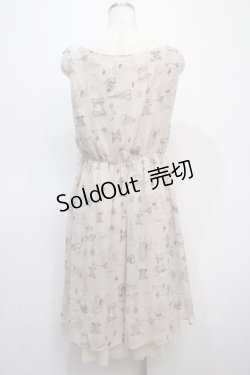 画像2: axes femme / アンティーク猫ワンピース M 生成り Y-25-04-23-113-AX-OP-SZ-ZI