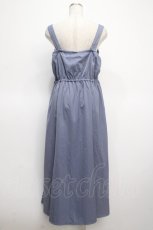 画像2: axes femme / レースブラウス×ワンピースSET  サックス Y-25-04-23-114-AX-OP-SZ-ZI (2)