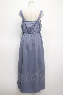 画像2: axes femme / レースブラウス×ワンピースSET  サックス Y-25-04-23-114-AX-OP-SZ-ZY