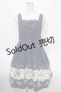 axes femme / クラシックパネル柄ワンピース M 紺 Y-25-04-23-117-AX-OP-SZ-ZY