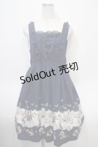 axes femme / クラシックパネル柄ワンピース M 紺 Y-25-04-23-117-AX-OP-SZ-ZY