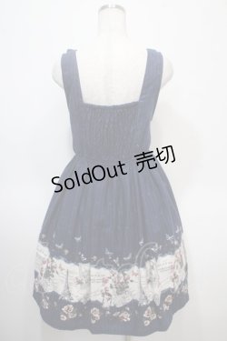 画像2: axes femme / クラシックパネル柄ワンピース M 紺 Y-25-04-23-117-AX-OP-SZ-ZY