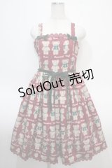 axes femme kawaii / フラッフィベアジャンスカ M ワイン Y-25-04-23-120-AX-TO-SZ-ZY