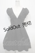 axes femme POETIQUE / フラワージャカードワンピース M 黒 Y-25-04-23-121-AX-OP-SZ-ZY