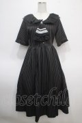 axes femme / ジャボブローチ付ワンピース F 黒 Y-25-04-23-124-AX-OP-SZ-ZY