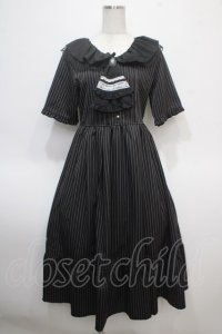 axes femme / ジャボブローチ付ワンピース F 黒 Y-25-04-23-124-AX-OP-SZ-ZY