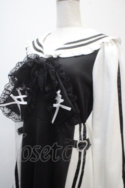 画像3: Ank Rouge / ジャージセーラーワンピース M 黒 Y-25-04-23-128-CA-OP-SZ-ZY