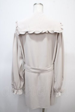 画像2: Ank Rouge / セーラーBigシャツチュニック M ベージュ Y-25-04-23-130-CA-OP-SZ-ZY