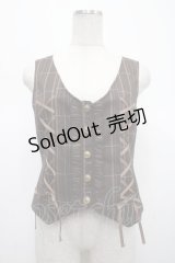 axes femme / レースアップベスト F 茶 Y-25-04-23-010-AX-TO-SZ-ZY