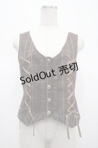 axes femme / レースアップベスト F 茶 Y-25-04-23-010-AX-TO-SZ-ZY