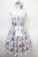 画像1: metamorphose / Disney Alice in Wonderlandジャンパースカートセット 1 サックス Y-25-04-23-134-ME-OP-SZ-ZY (1)