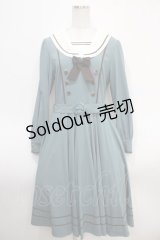 Innocent World / アビーワンピース L ブルーグリーン×ショコラ Y-25-04-23-135-IW-OP-SZ-ZY