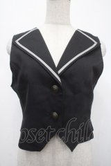 axes femme / クラシックショートベスト F 黒 Y-25-04-23-011-AX-TO-SZ-ZY