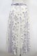 画像2: axes femme / 紫陽花プリントレーススカート F ラベンダー Y-25-04-23-144-AX-SK-SZ-ZY (2)