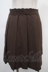 axes femme / プリーツキュロット F 茶 Y-25-04-23-146-AX-PA-SZ-ZY