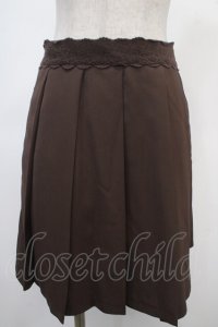 axes femme / プリーツキュロット F 茶 Y-25-04-23-146-AX-PA-SZ-ZY