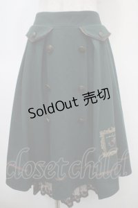 axes femme / 薔薇×額縁刺繍ミドルスカート M グリーン Y-25-04-23-148-AX-SK-SZ-ZY