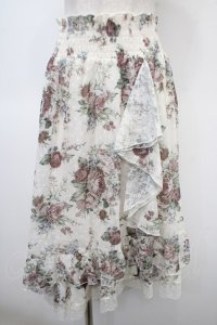 axes femme / 花柄マルチWAYスカート F 生成り Y-25-04-23-150-AX-SK-SZ-ZY