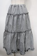 m petit by misako / NINA'Sギャザースカート M 中黒 Y-25-04-23-152-LO-SK-SZ-ZY