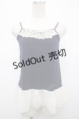 axes femme / アンサンブルレーシーニット M 紺 Y-25-04-23-024-AX-TO-SZ-ZY