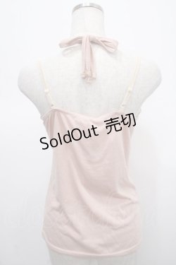 画像2: axes femme / 胸元モチーフホルターキャミ M ピンク Y-25-04-23-026-AX-TO-SZ-ZY