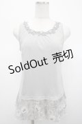 axes femme / 裾オパールタンクトップ M グレー Y-25-04-23-030-AX-TO-SZ-ZY