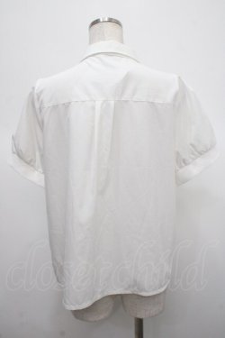 画像2: axes femme / ミリタリー風ブラウス M 白 Y-25-04-23-036-AX-BL-SZ-ZY