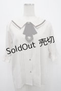 axes femme / リボンタイ付きクラシックブラウス F 生成り Y-25-04-23-039-AX-BL-SZ-ZY