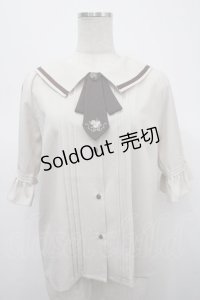 axes femme / リボンタイ付きクラシックブラウス F 生成り Y-25-04-23-039-AX-BL-SZ-ZY