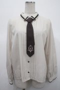 axes femme / タイ付ブラウス M ベージュ Y-25-04-23-040-AX-BL-SZ-ZY