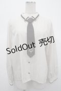 axes femme / タイ付ブラウス M ベージュ Y-25-04-23-040-AX-BL-SZ-ZY