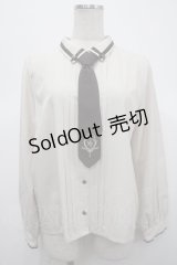 axes femme / タイ付ブラウス M ベージュ Y-25-04-23-040-AX-BL-SZ-ZY