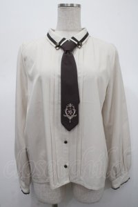axes femme / タイ付ブラウス M ベージュ Y-25-04-23-040-AX-BL-SZ-ZY