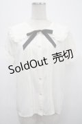 axes femme POETIQUE / ビッグ襟デザインブラウス  生成り Y-25-04-23-042-AX-BL-SZ-ZY