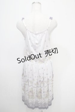 画像2: axes femme / レースパネルブーケ花柄ワンピース M ラベンダー Y-25-04-26-040-AX-OP-SZ-ZY