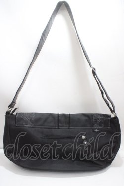画像2: Ozz Croce / 刺繍入りショルダーバック  黒 Y-25-04-26-005-OO-BG-SZ-ZY