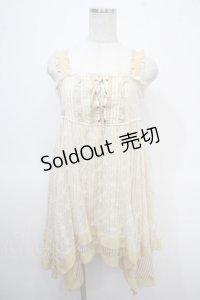axes femme / ストライプ裾イレヘムチュニ M イエロー Y-25-04-26-044-AX-OP-SZ-ZI