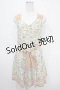 axes femme / 切手柄ワンピース M オレンジ Y-25-04-26-045-AX-OP-SZ-ZI