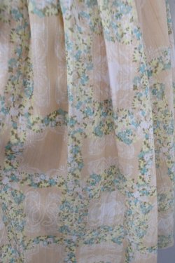 画像3: axes femme / カシュクール格子花柄ワンピース M オレンジ Y-25-04-26-046-AX-OP-SZ-ZY
