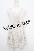 axes femme / キャミ重ね編み上げチュニック M キナリ Y-25-04-26-047-AX-OP-SZ-ZY