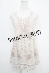 axes femme / キャミ重ね編み上げチュニック M キナリ Y-25-04-26-047-AX-OP-SZ-ZY