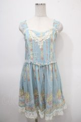 axes femme / バラストライプパネルワンピース M グリーン Y-25-04-26-048-AX-OP-SZ-ZI