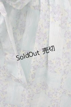 画像3: axes femme / カシュクール格子花柄ワンピース M グリーン Y-25-04-26-050-AX-OP-SZ-ZY