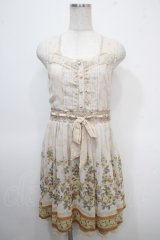 axes femme / カラーローズパネル柄ワンピース M キナリ Y-25-04-26-051-AX-OP-SZ-ZI