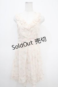 axes femme / 襟取り外しホルター風ワンピース M アワピンク Y-25-04-26-052-AX-OP-SZ-ZY