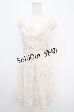 画像1: axes femme / 襟取り外しホルター風ワンピース M アワピンク Y-25-04-26-052-AX-OP-SZ-ZY
