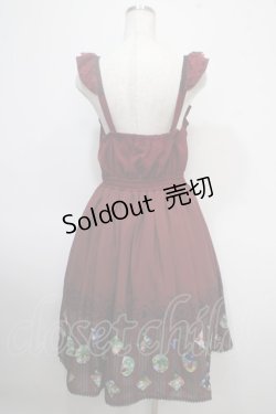 画像2: axes femme POETIQUE / ふしぎの国のアリス/ワンピース M ワイン Y-25-04-26-055-AX-OP-SZ-ZI